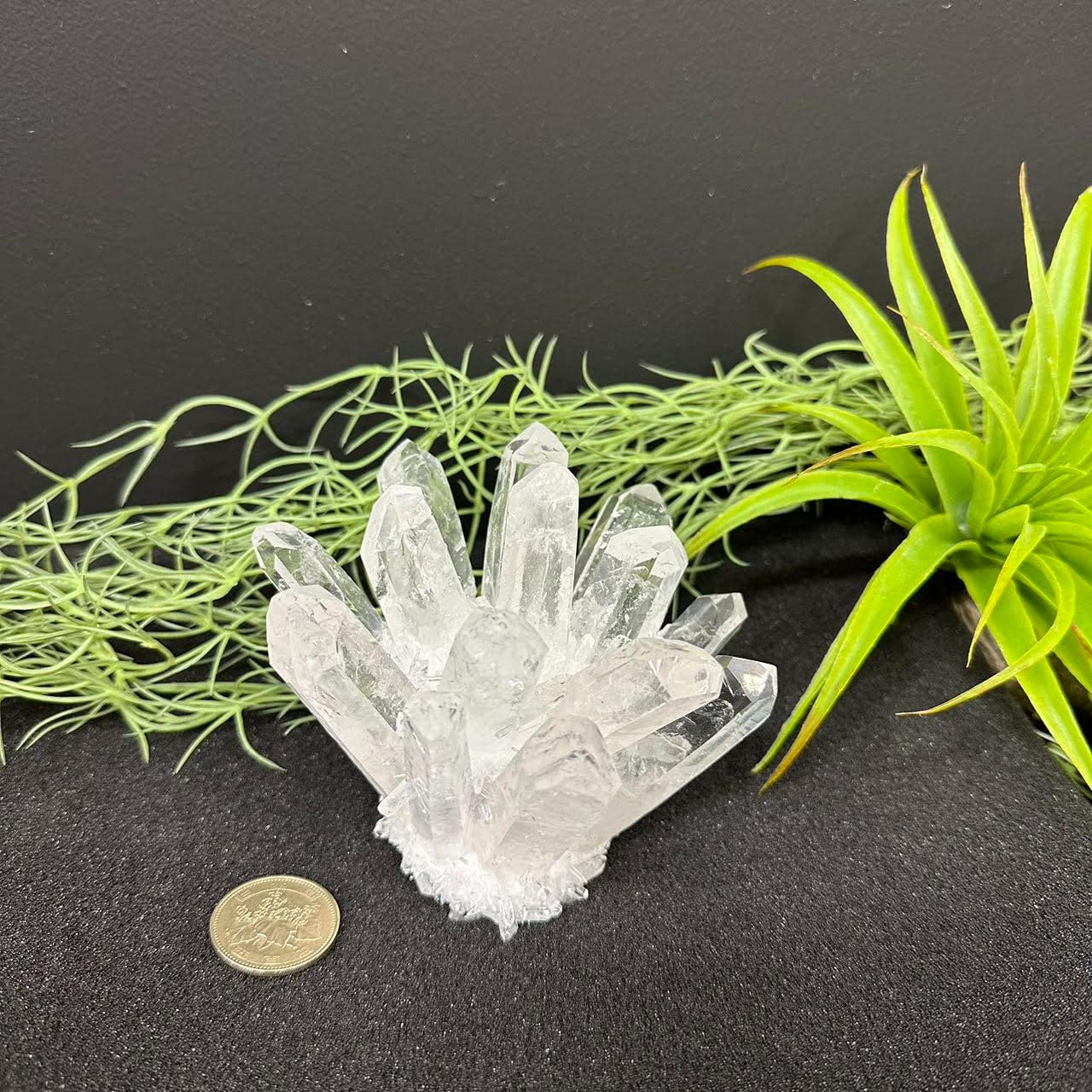 パワーストーン 水晶 クラスター クリスタル 原石 浄化用 魔除け 浄化 風水 幸運 ヒーリング お守り 石英 置物 インテリア (Emma 専用)